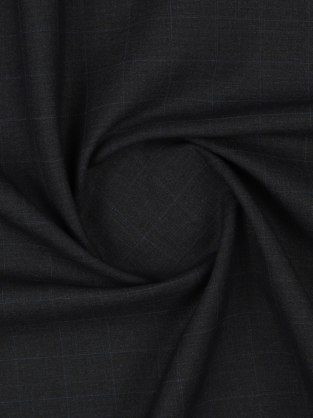 Men Poly Viscose Blend Pants Fabric Dark Blue Fun Days