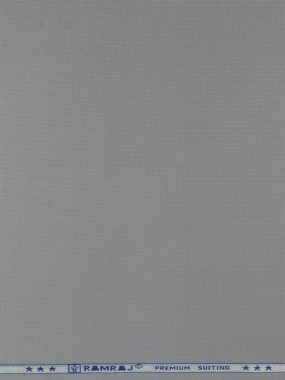 Men Poly Viscose Blend Plain Pants Fabric Grey Golden Days