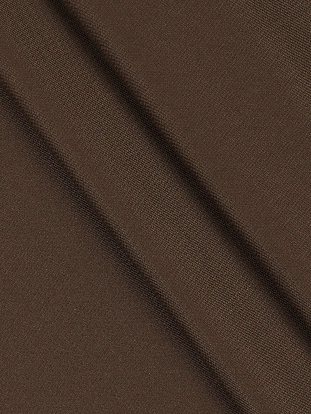 Men Poly Viscose Blend Pants Fabric Brown Auricle Stretch