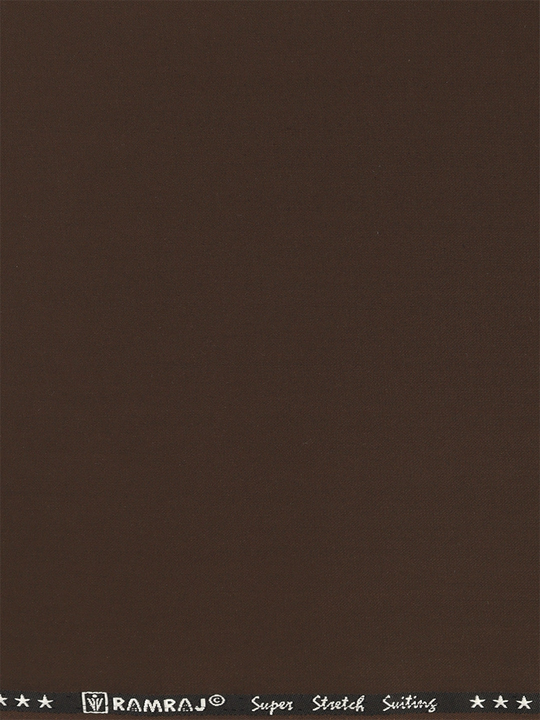 Men Poly Viscose Blend Pants Fabric Brown Auricle Stretch