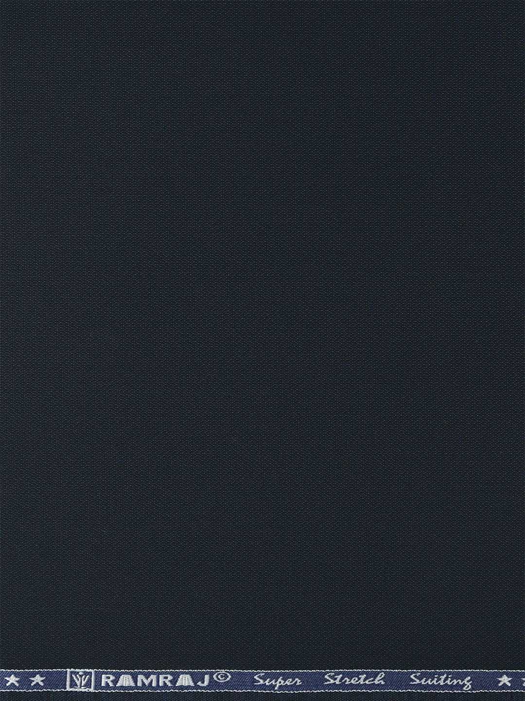 Men Poly Viscose Blend Pants Fabric Dark Blue Miracle