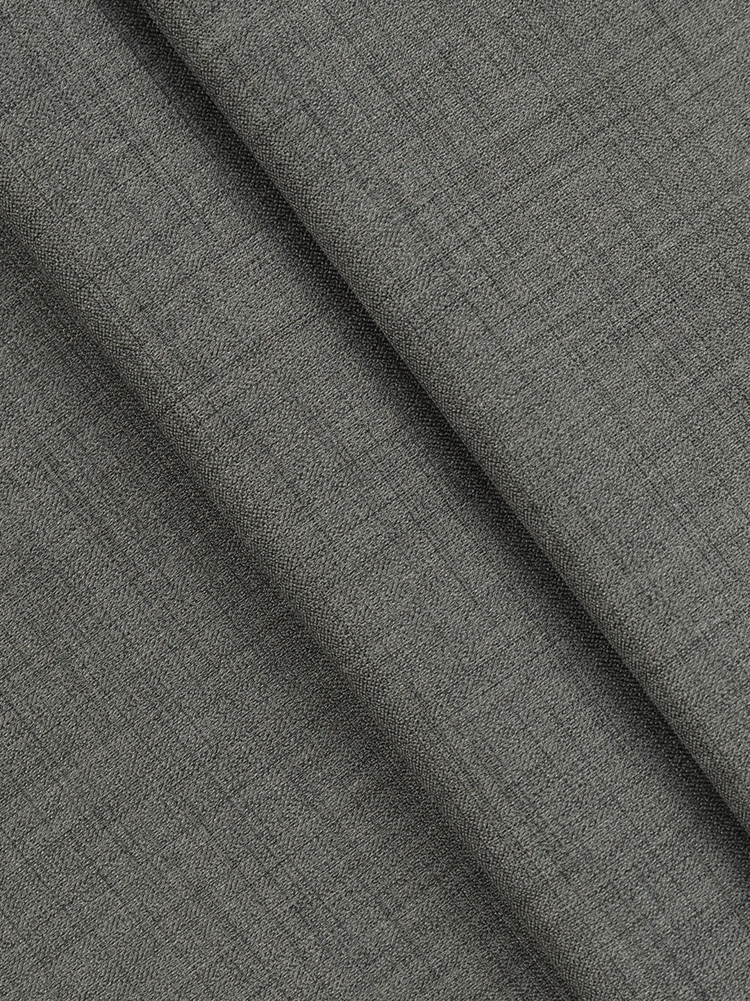 Men Poly Viscose Blend Pants Fabric Grey Miracle