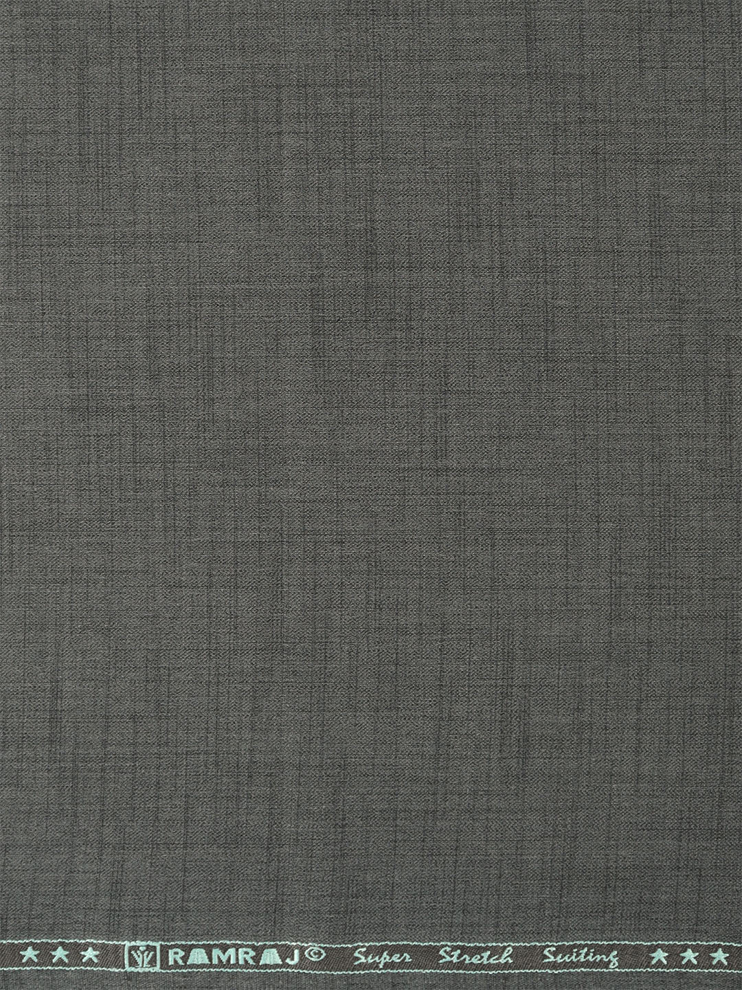 Men Poly Viscose Blend Pants Fabric Grey Miracle