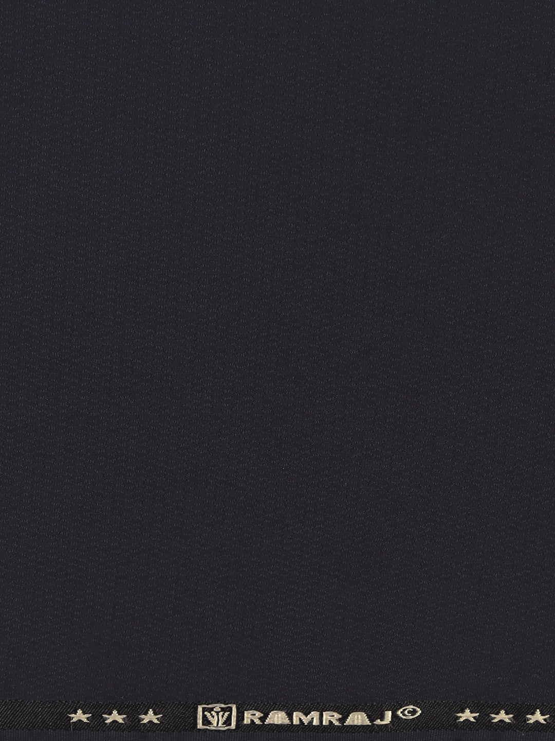 Poly Viscose Black Self Design Suiting Fabric Week Days