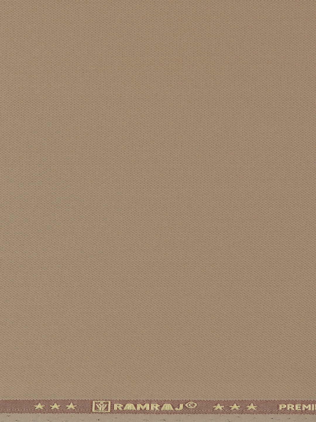 Premium Poly Stretch Brown Plain Suiting Fabric - Able Stretch