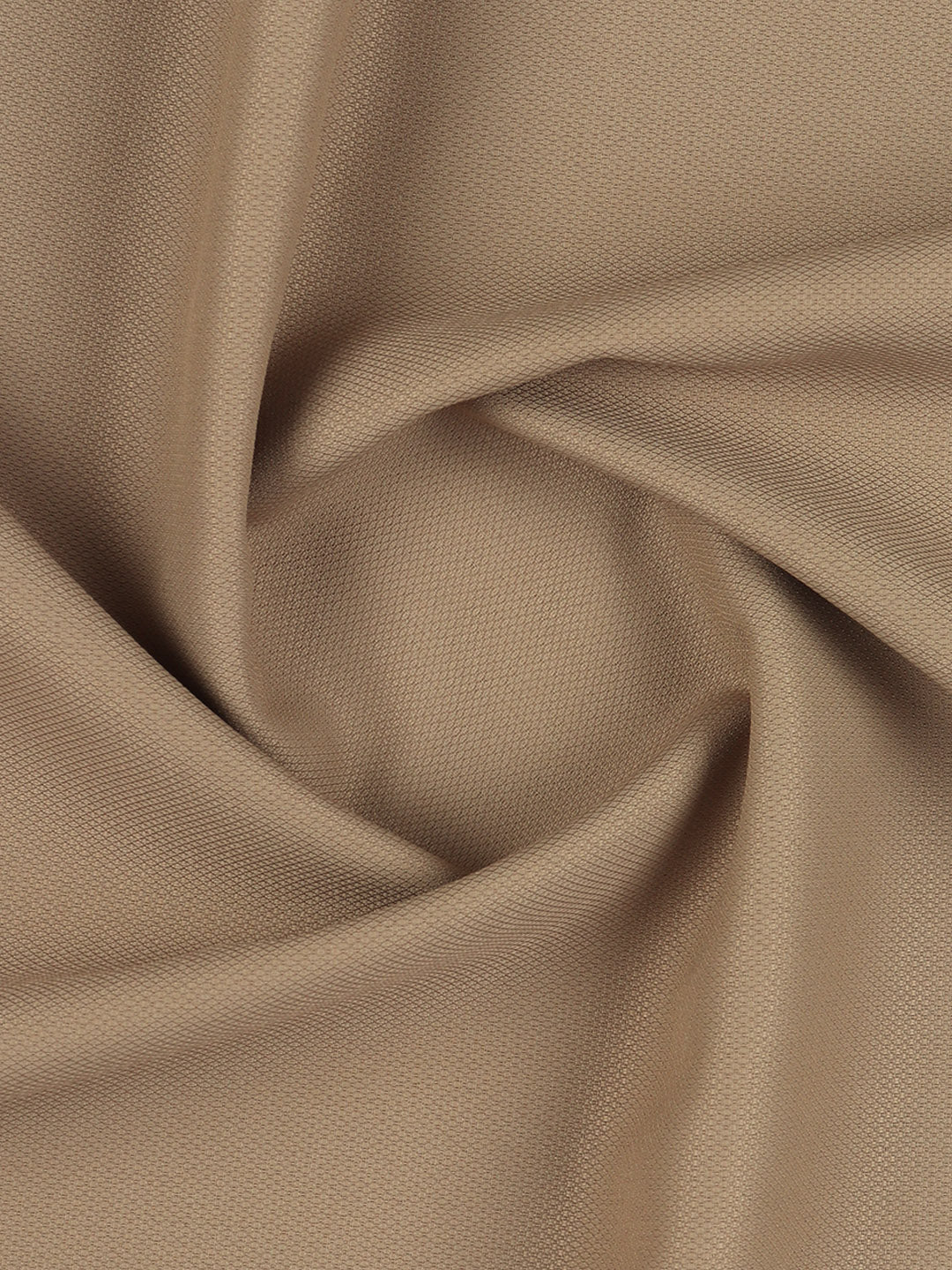 Premium Poly Stretch Brown Plain Suiting Fabric - Able Stretch