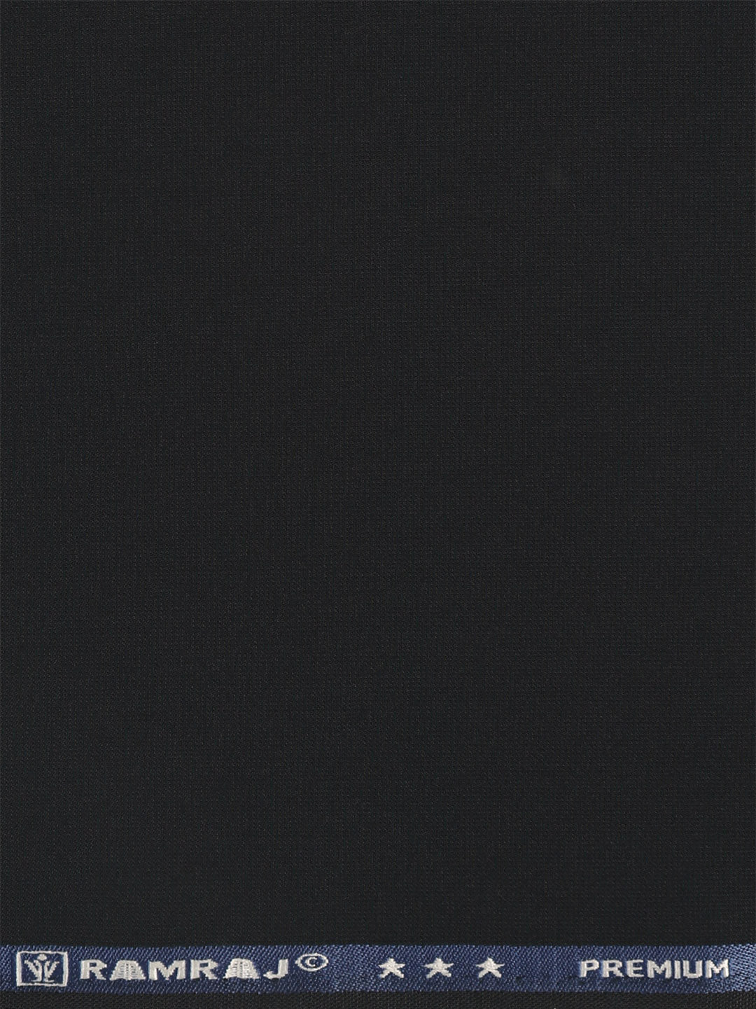 Poly Viscose Dark Blue Plain Suiting Fabric Week Days