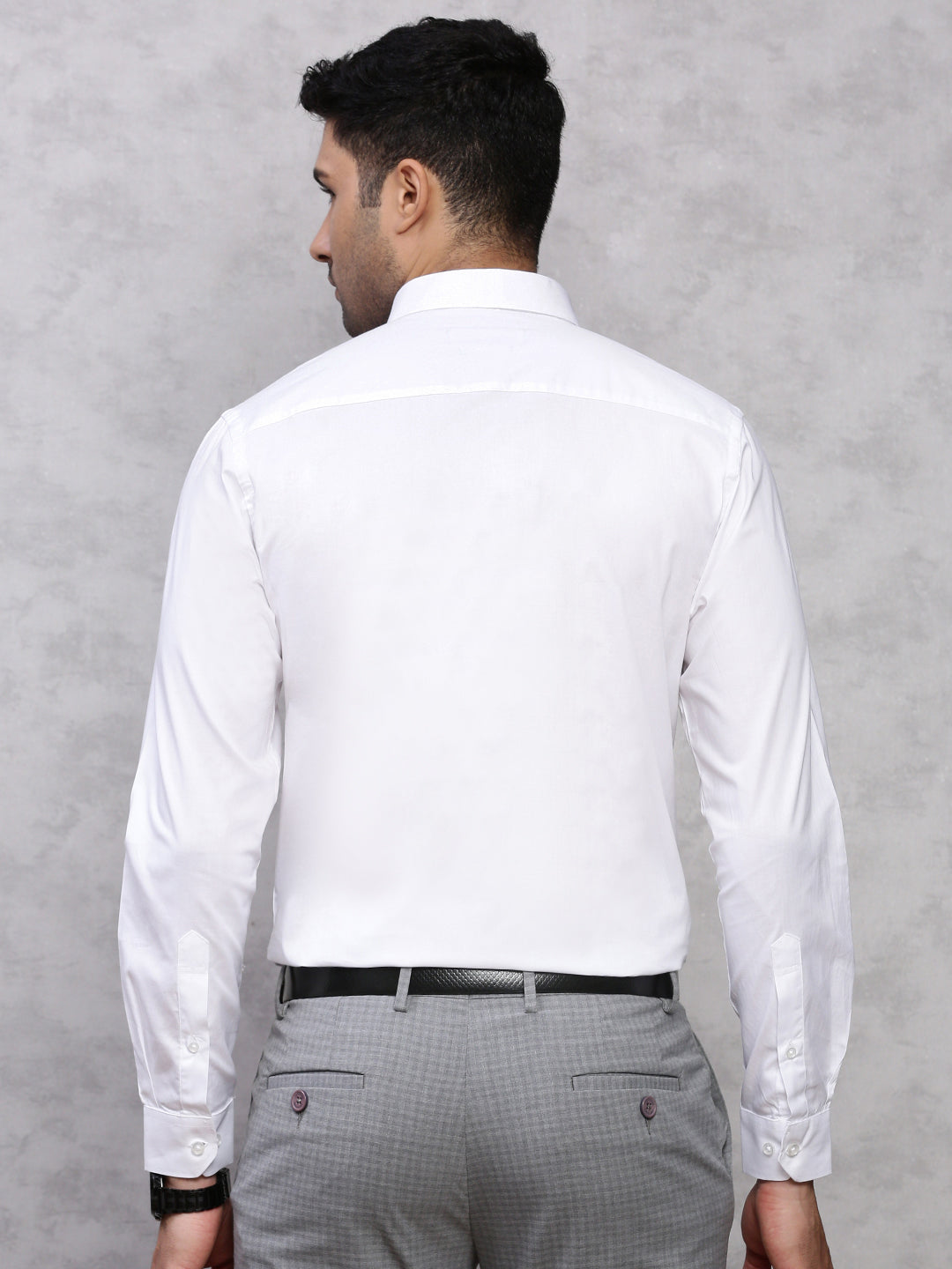 Mens 100% Cotton White Shirt Oxford