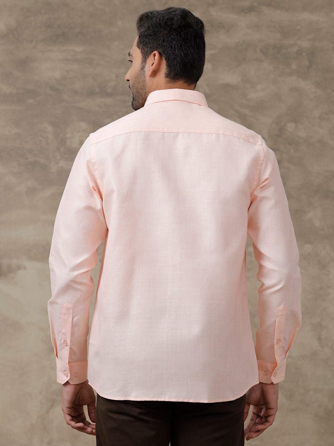 Men Cotton Rich Shirt Light Pink T25 TA4