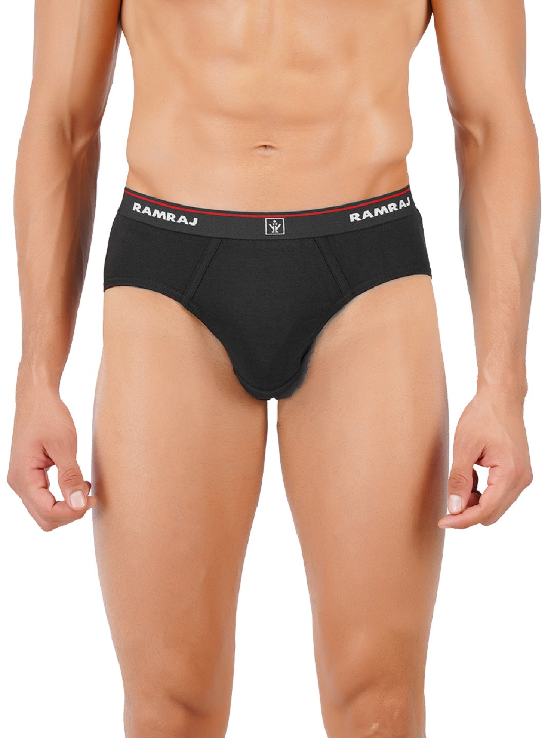 Men's Outer Elastic Black & White Briefs Suriya (2Pcs Pack)