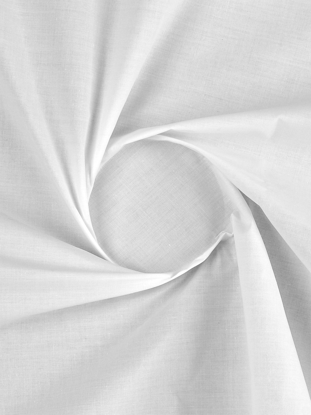 Men White Starch Cotton Shirt Fabric Fabric Pilot
