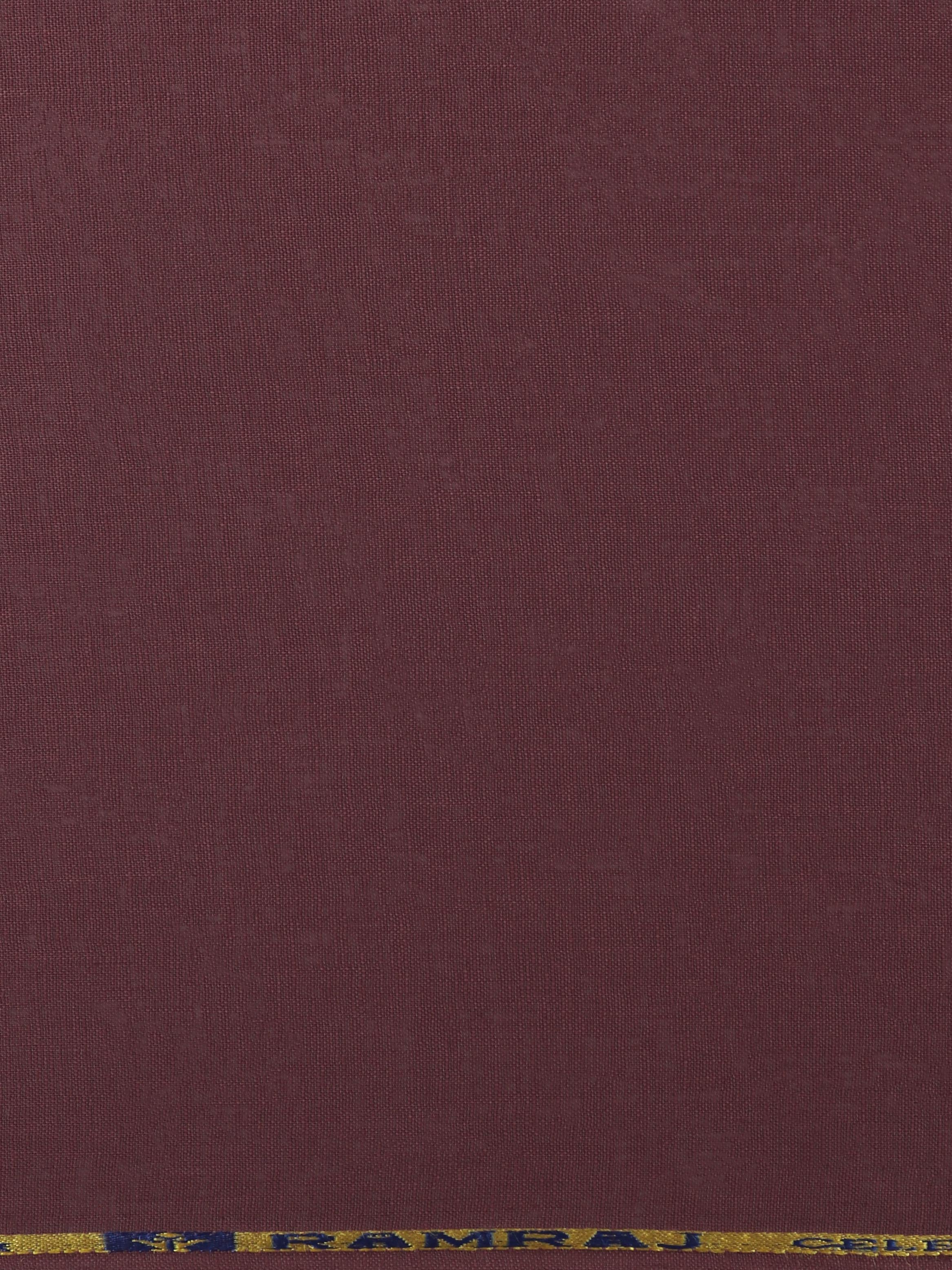 Men Cotton Blend Purple Plain Coolie Shirt Fabric