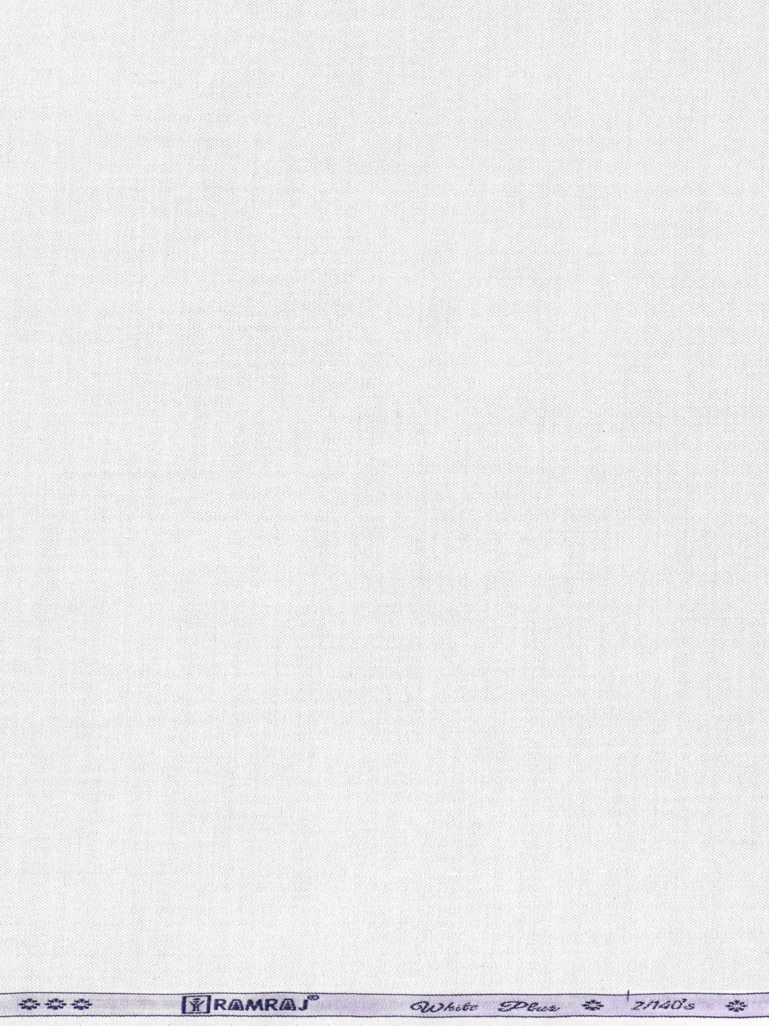 Luxuries Supima Cotton Pure White Shirt Fabric CARLO