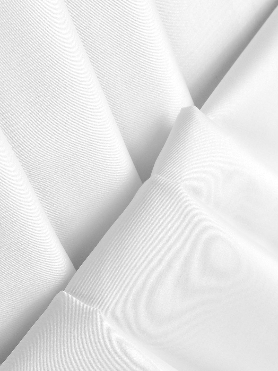 Luxuries Supima Cotton Pure White Shirt Fabric VALENTINA