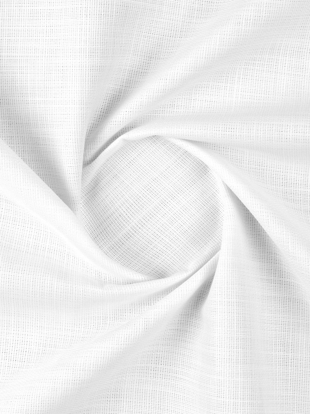 Men 100% Cotton Self Design Shirt Fabric White Celebrity White 11