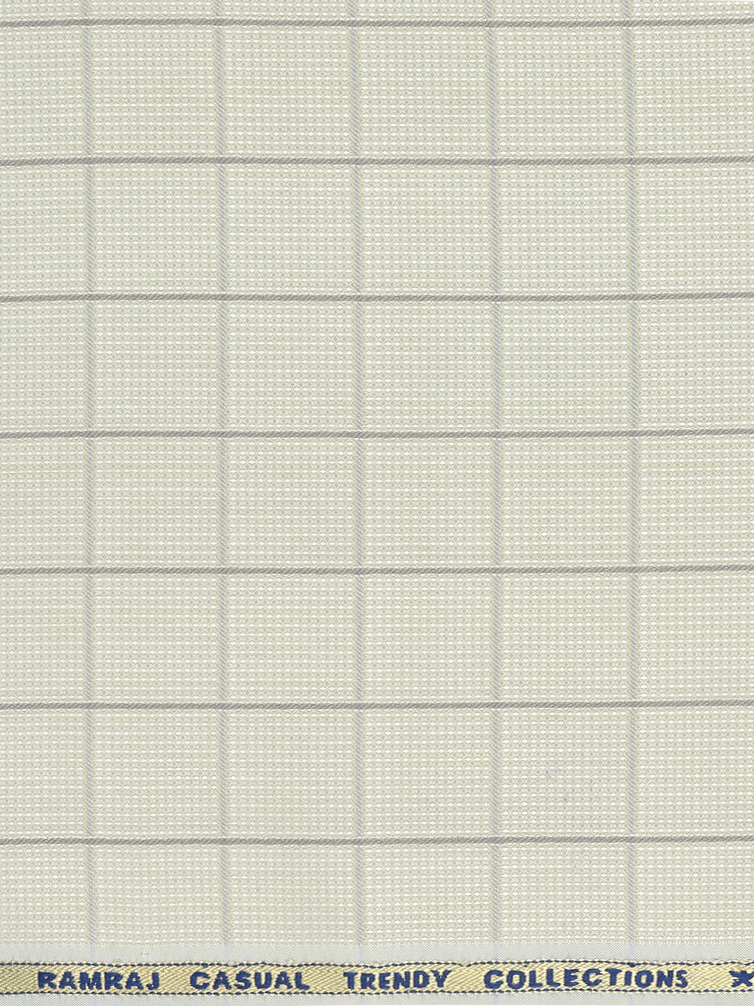Cotton Blend Self Design Shirt Fabric Green High Style