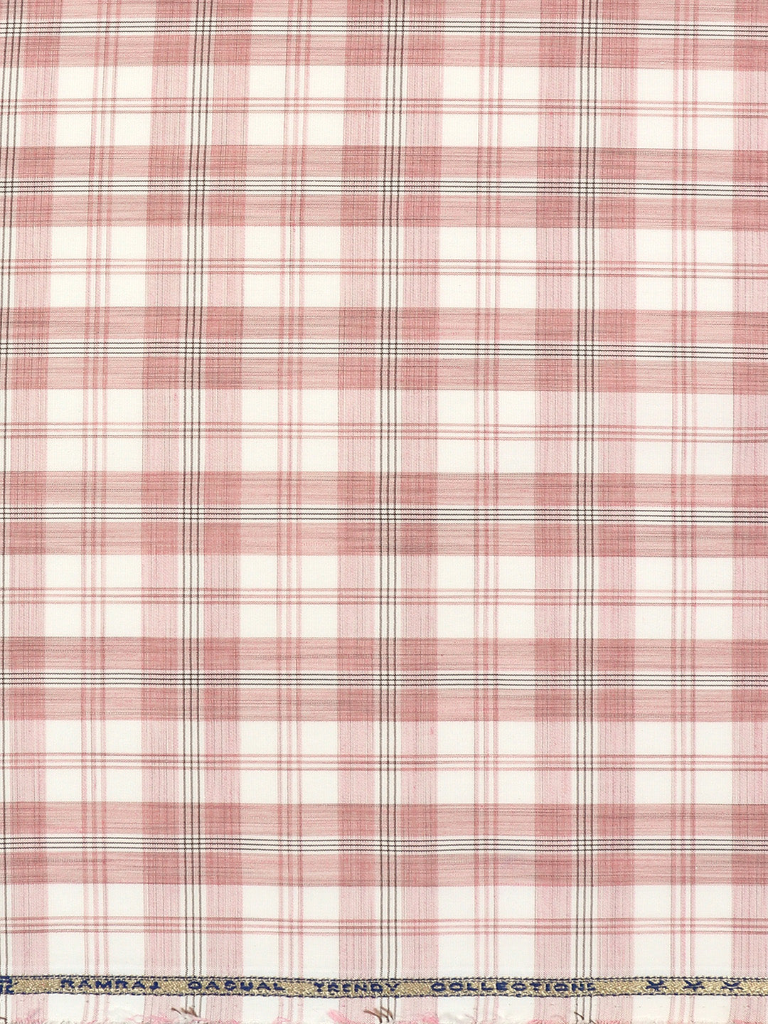 Cotton Rich Purple Checked Shirt Fabric Infinity Bit