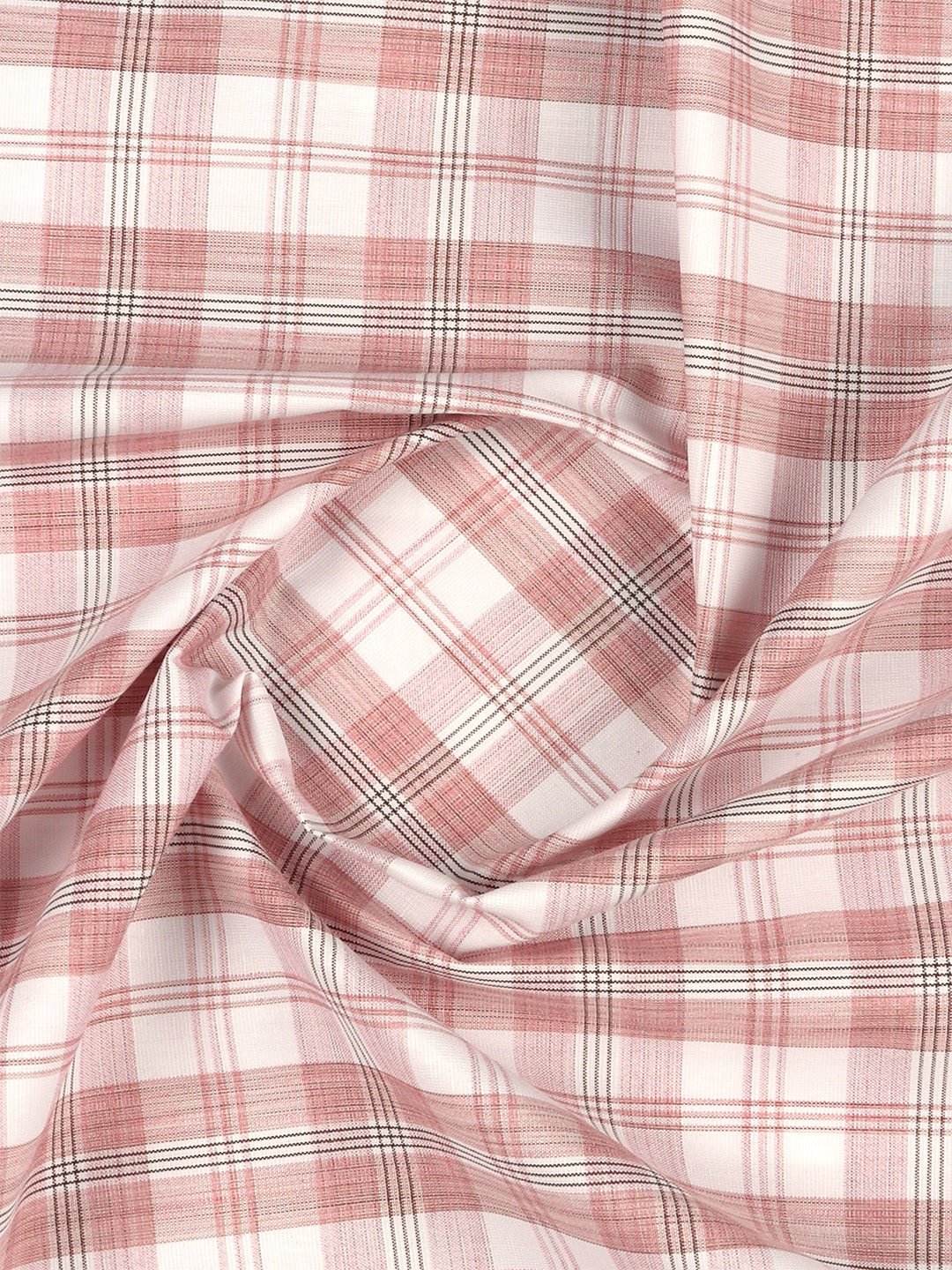 Cotton Rich Purple Checked Shirt Fabric Infinity Bit