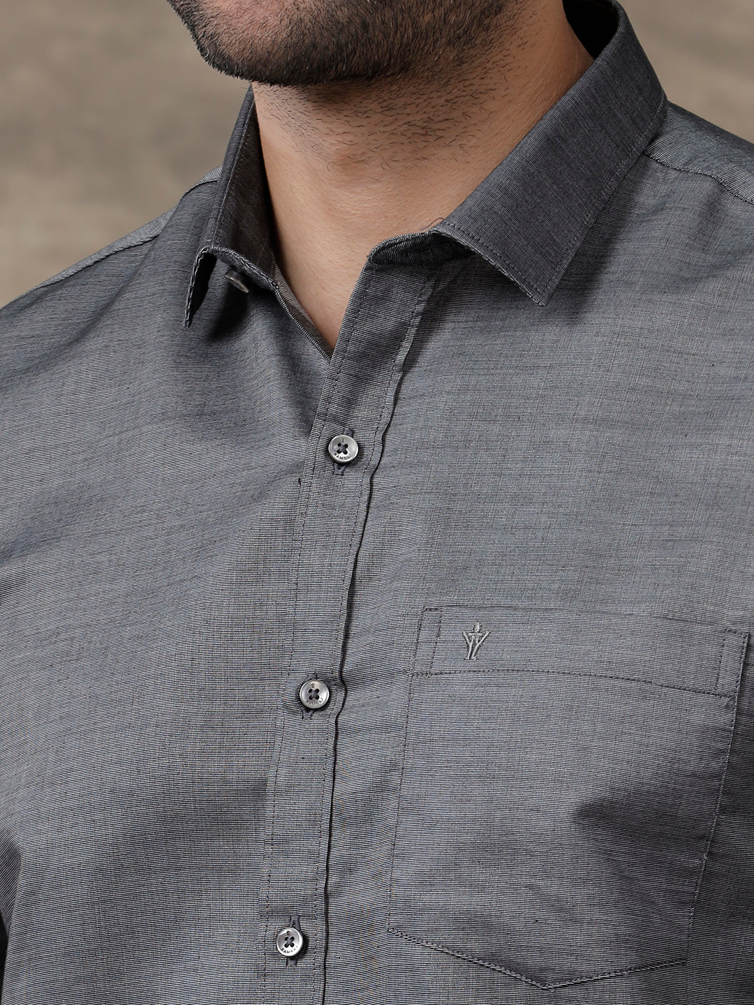 Men Premium Cotton Grey Shirt  EL GP2