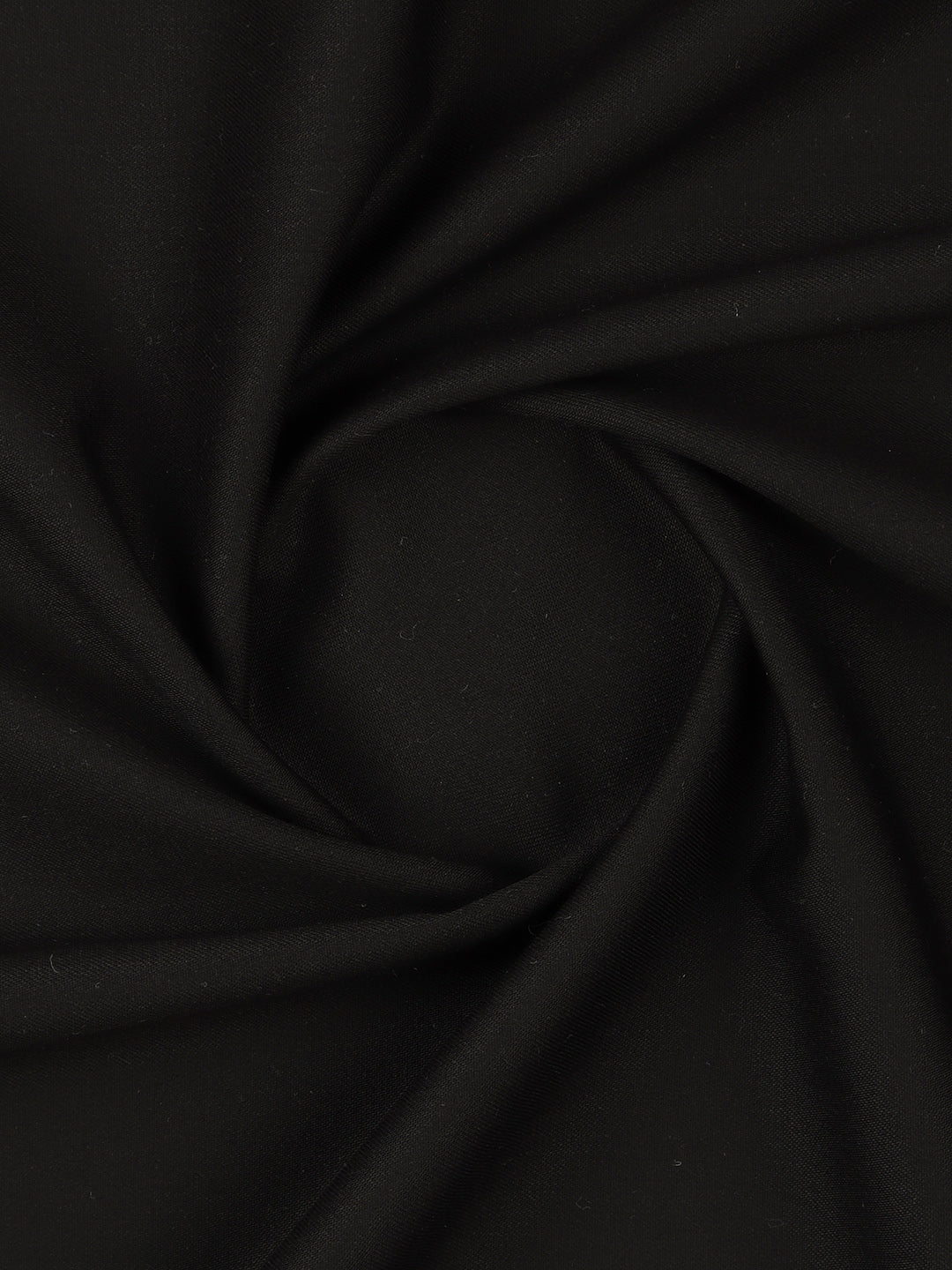 Men Cotton Blend Plain Pants Fabric Black Icle Stretch