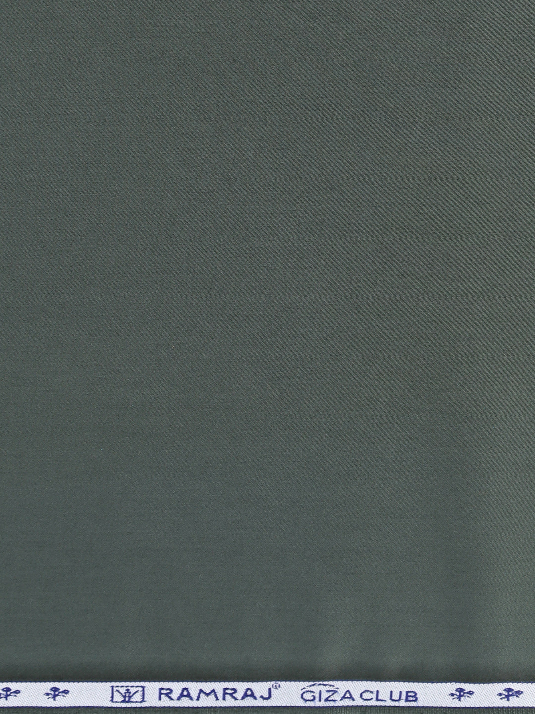100% Cotton Dark Green Plain Shirt Fabric Giza Elise