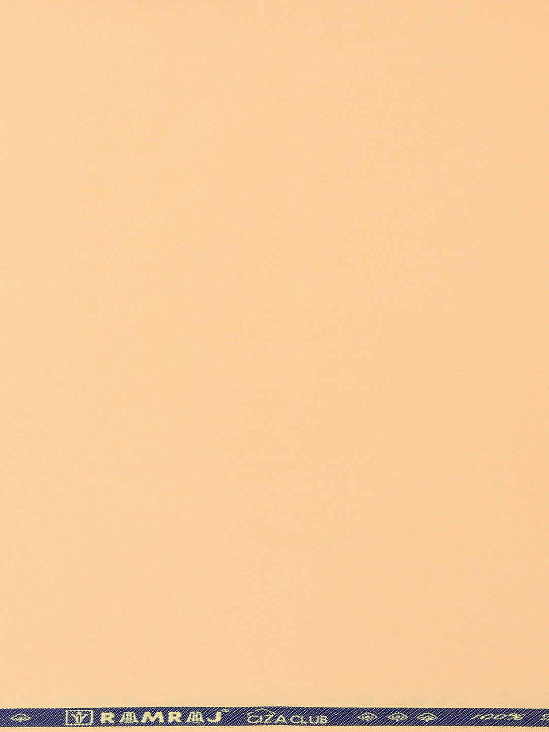 100% Cotton Orange Plain Shirt Fabric Giza Elise