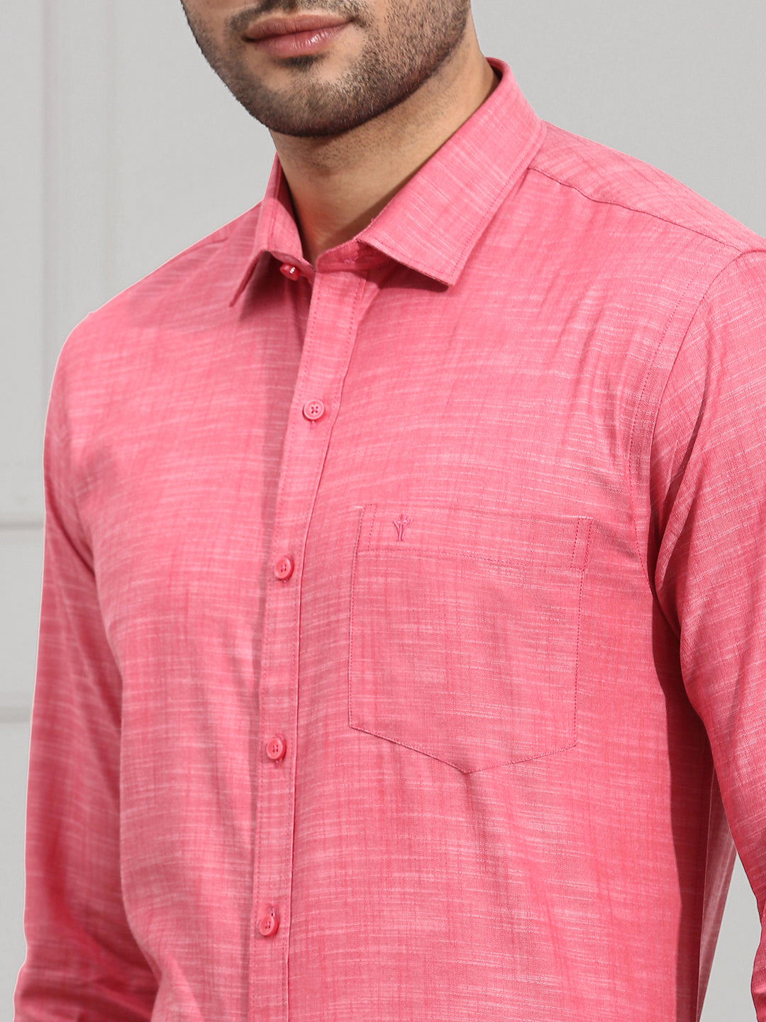 Men 100% Cotton Pink Shirt CL2 GT1