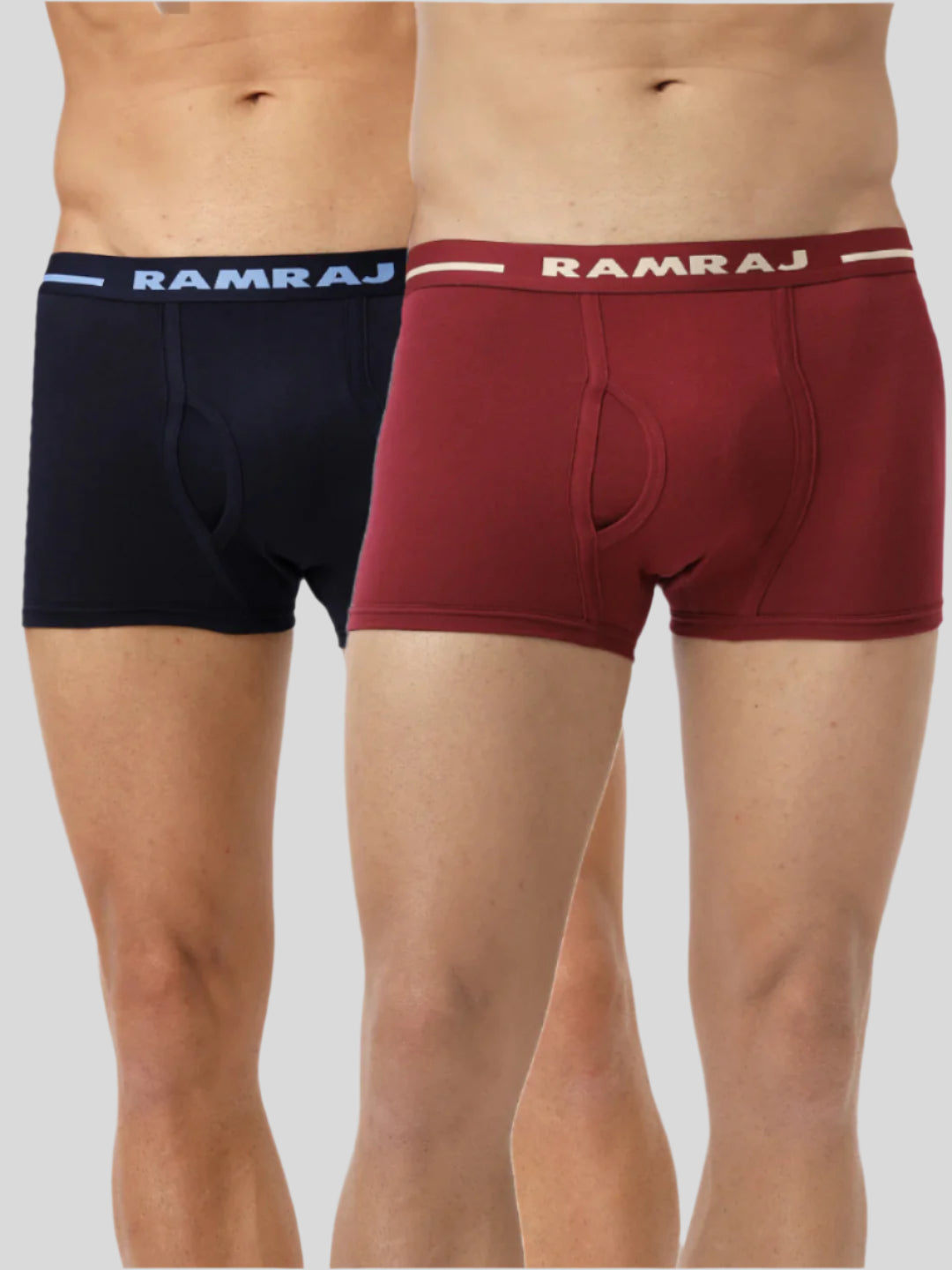 Men Trunks 2 Pcs Combo Cherry and Navy Vintrack