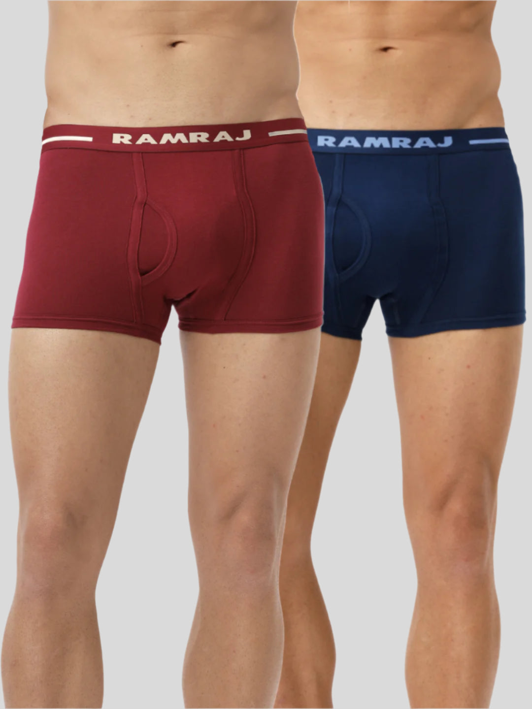 Men Trunks 2 Pcs Combo Cherry and SP Blue Vintrack