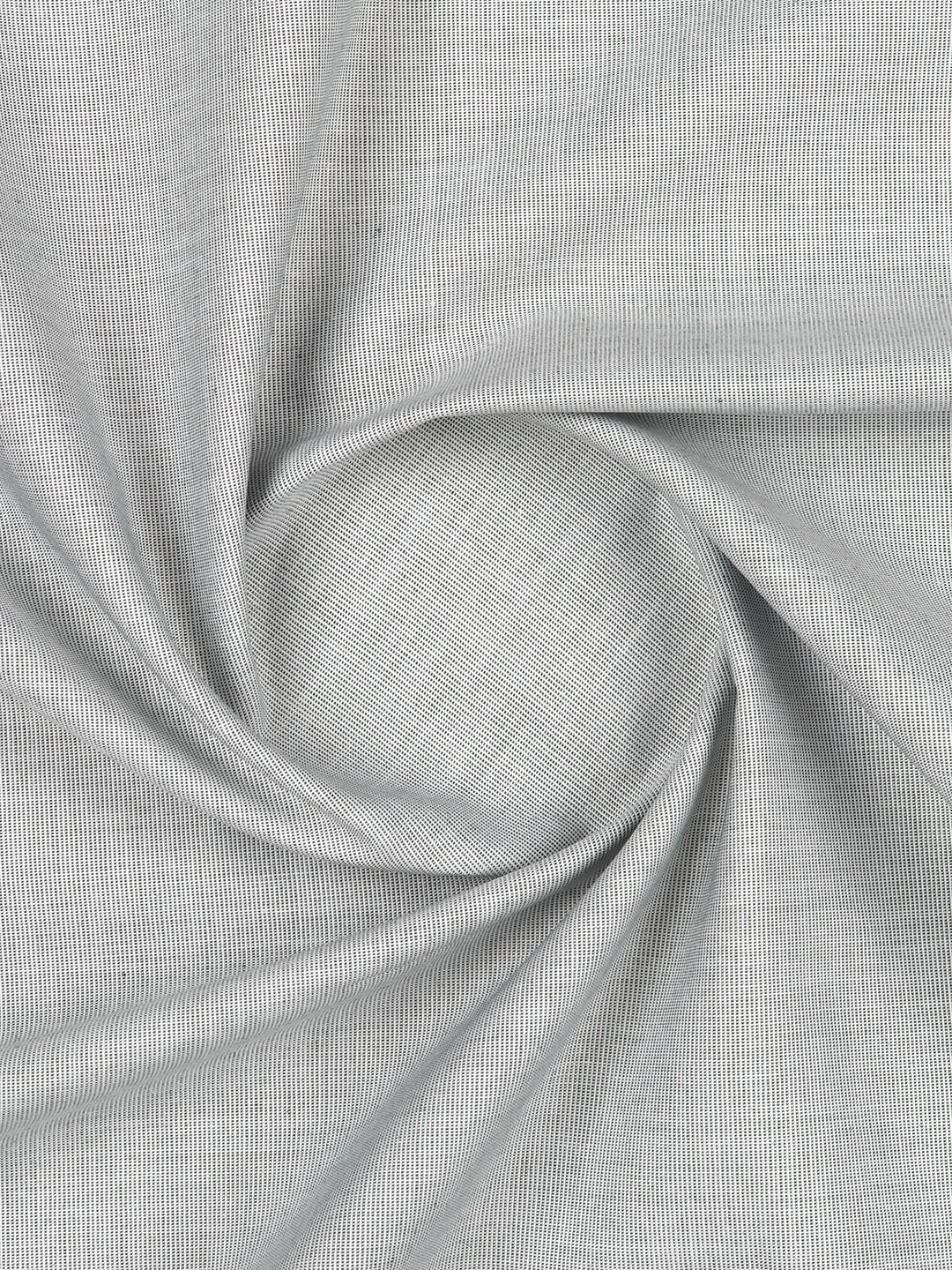 Men 100% Cotton Plain Grey Shirt Fabric Cranberry Bit