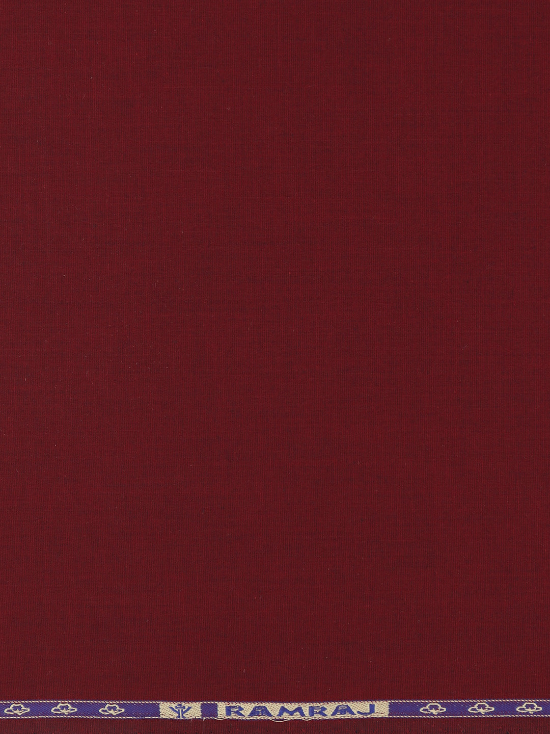 Men 100% Cotton Plain Red Shirt Fabric Cranberry Bit