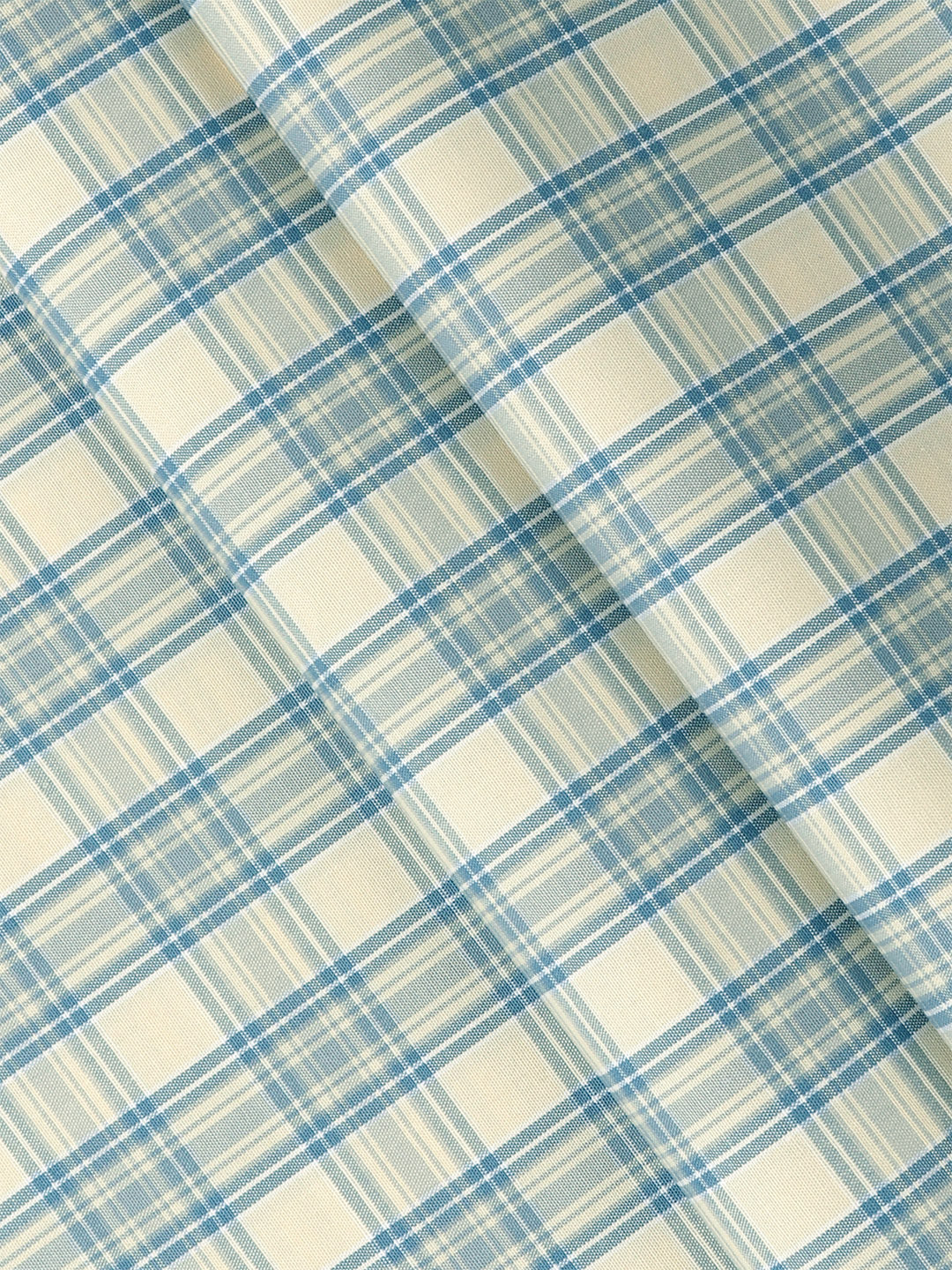 Mens Cotton Blend Checked Shirt Fabric Sandal with Blue Vibgiyor Bit