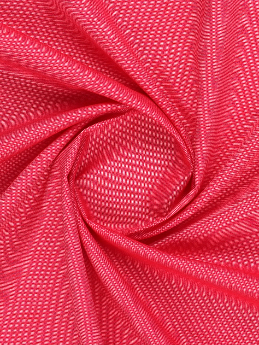 Cotton Solid Pink Shirting Fabric _Coral Bell