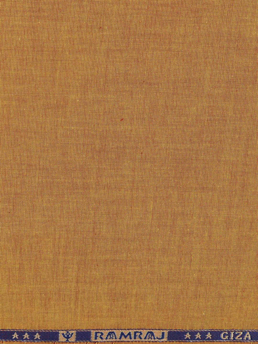 Giza Cotton Mustard Plain Shirt Fabric Coral Bell