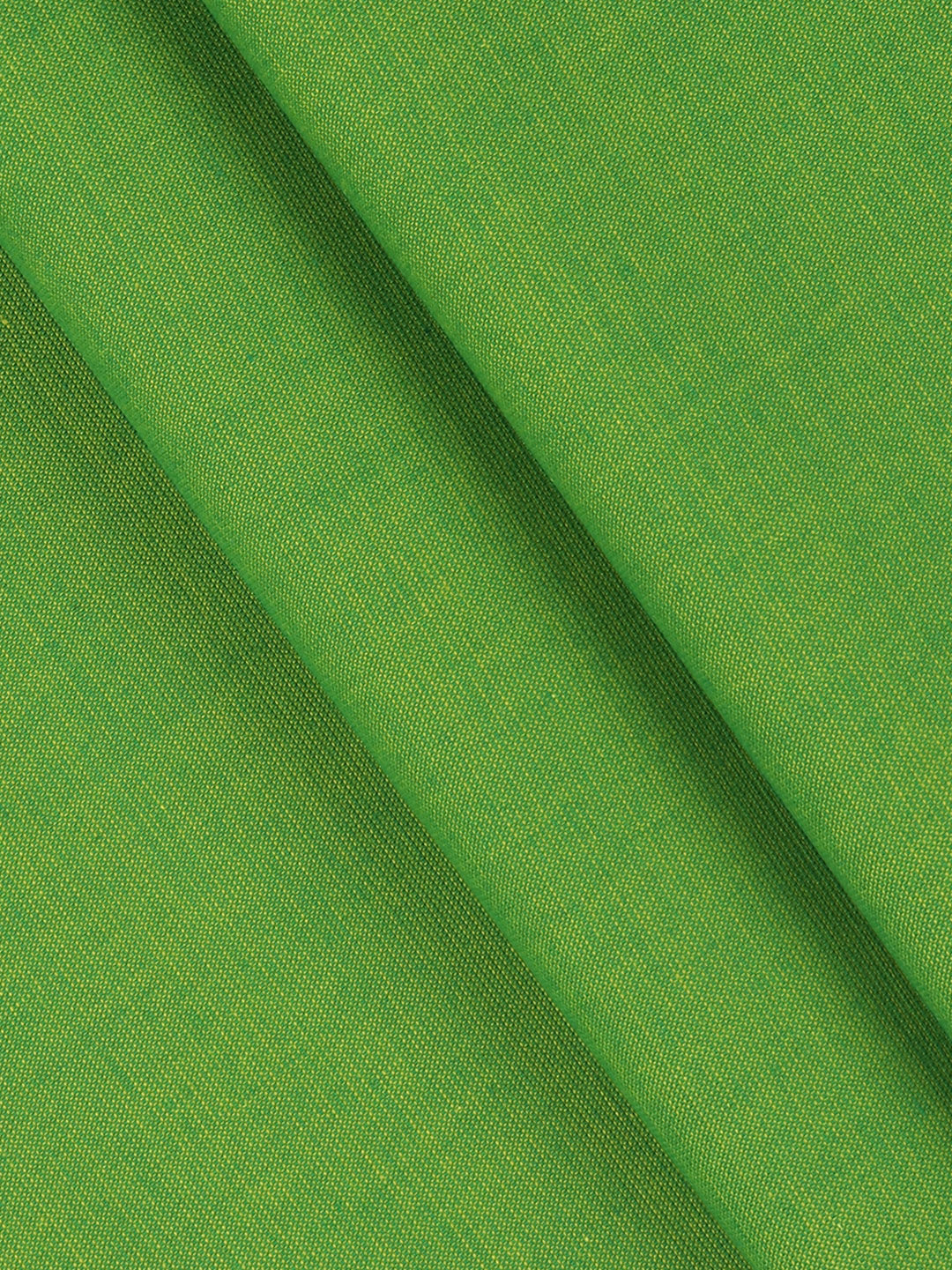 Giza Cotton Green Plain Shirt Fabric Coral Bell