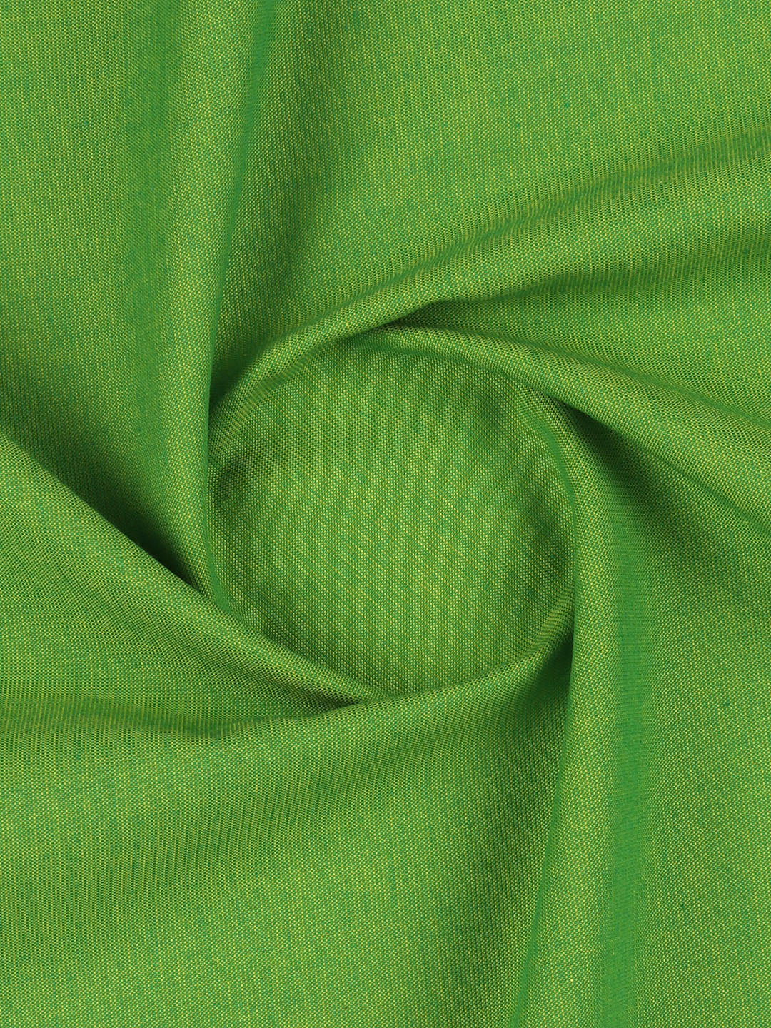 Giza Cotton Green Plain Shirt Fabric Coral Bell