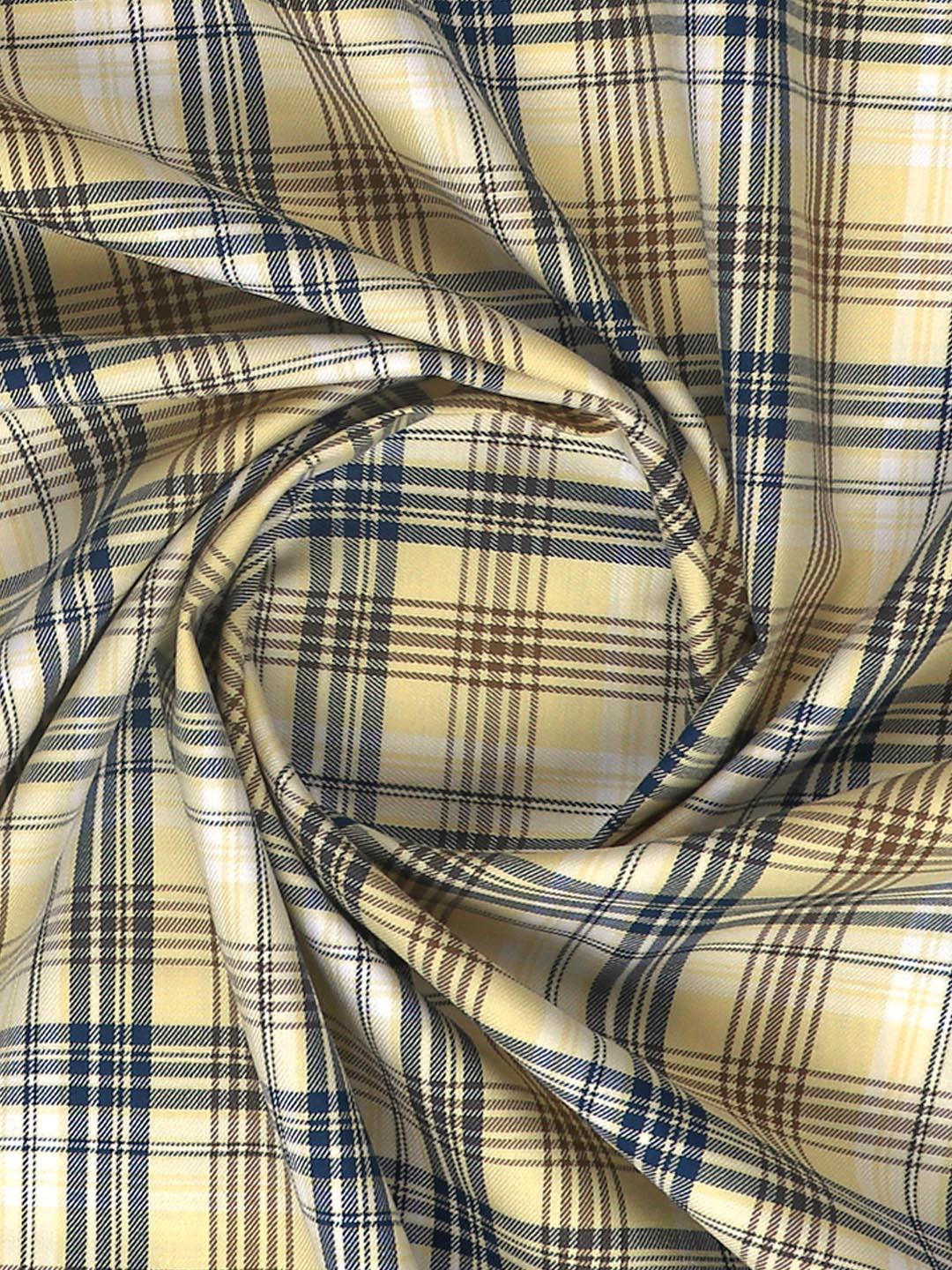 Mens Cotton Checked Sandal Shirt Fabric Cascade