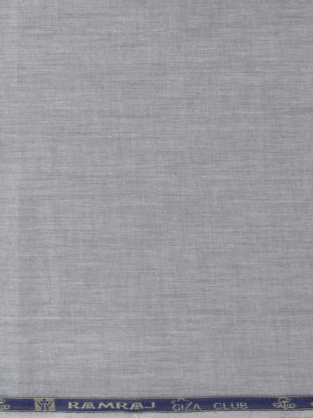 Men 100% Cotton Plain Shirt Fabric Greyish Blue Iconic