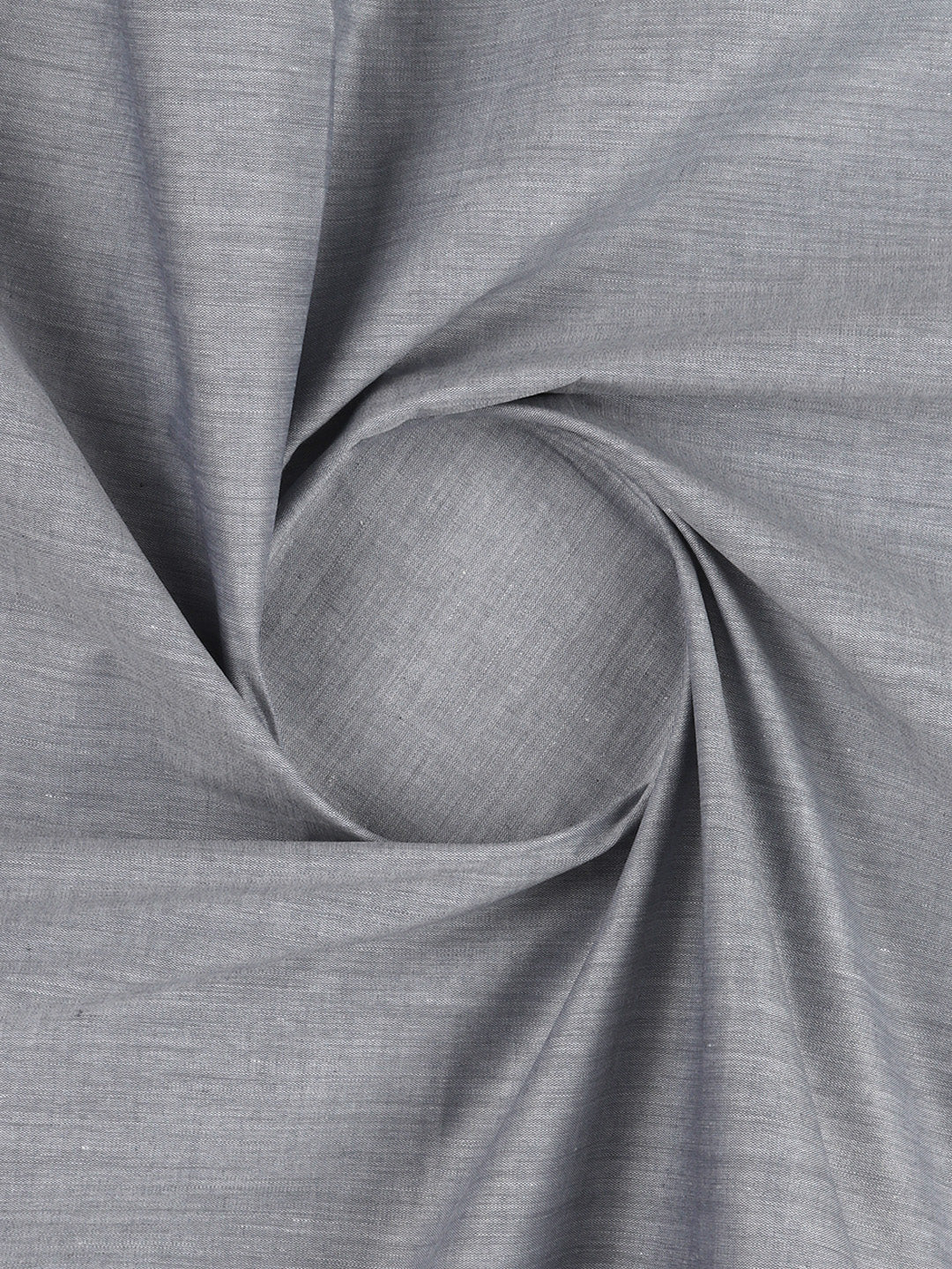 Men 100% Cotton Plain Shirt Fabric Greyish Blue Iconic