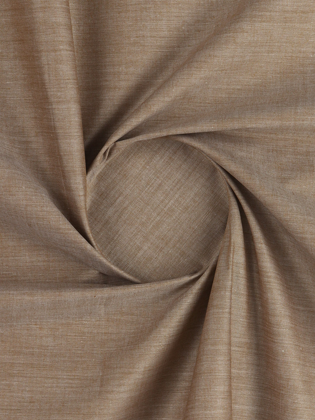 Men 100% Cotton Plain Shirt Fabric Brown Iconic