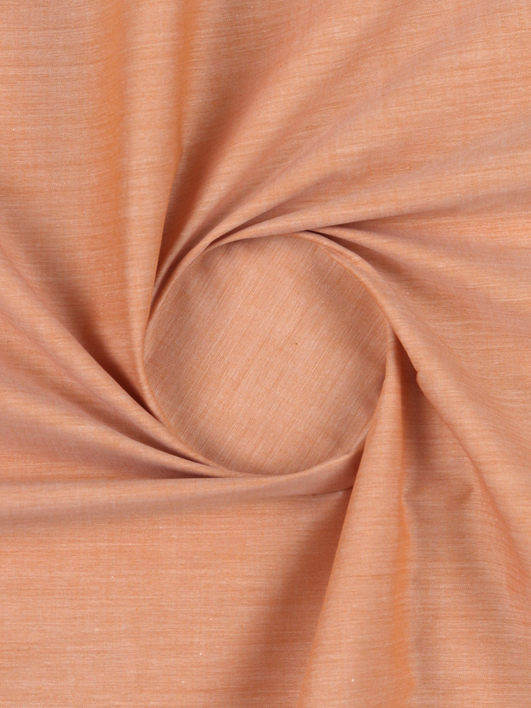 Men 100% Cotton Plain Shirt Fabric Light Orange Iconic