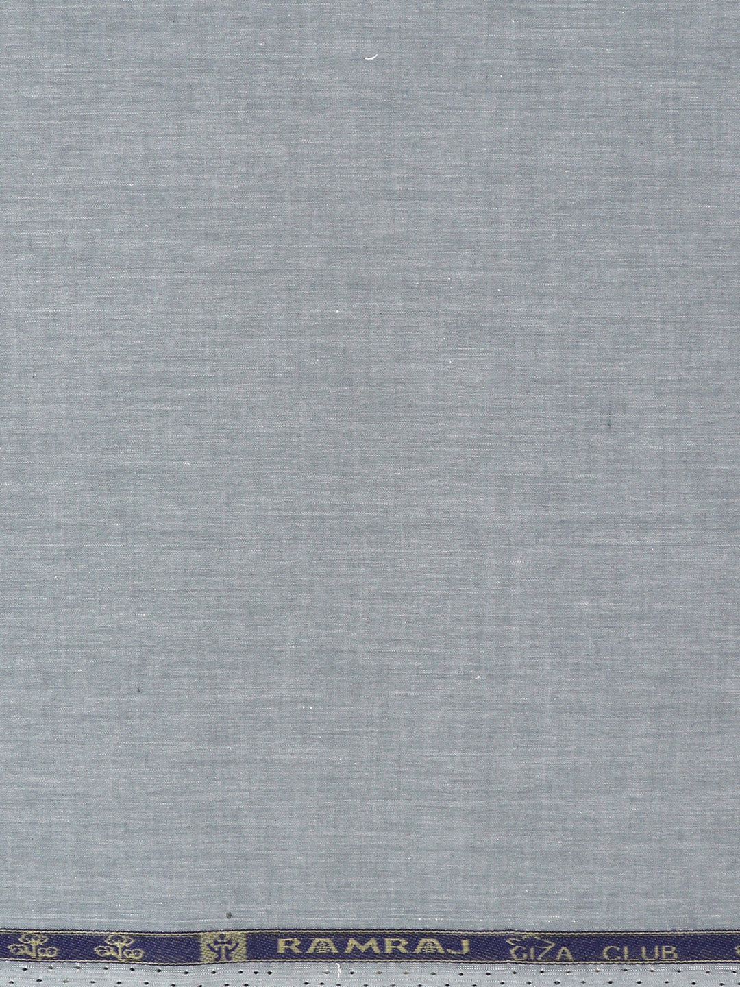 Men 100% Cotton Plain Shirt Fabric Blue Iconic