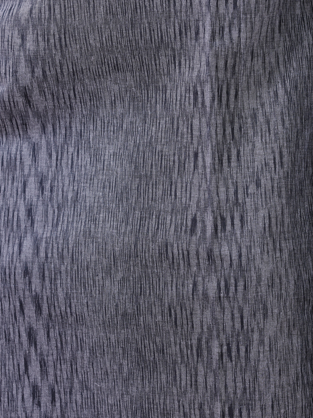 Men Cotton Blend Single Layer Grey Dhoti with Fancy Border Nitro Slub 03