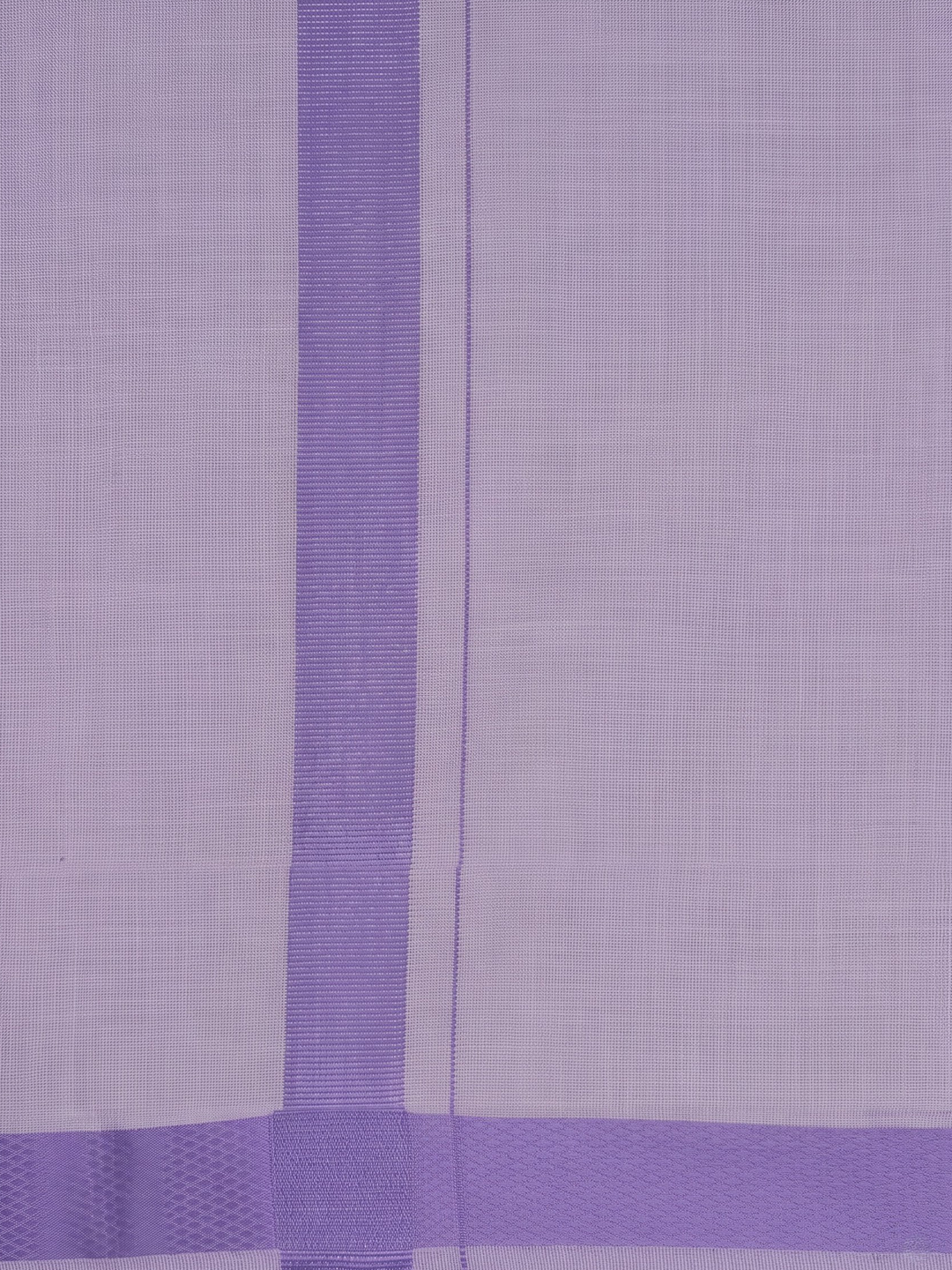 Single Layer Tissue Readymade Lavender Dhoti with Jari Border Viceroy