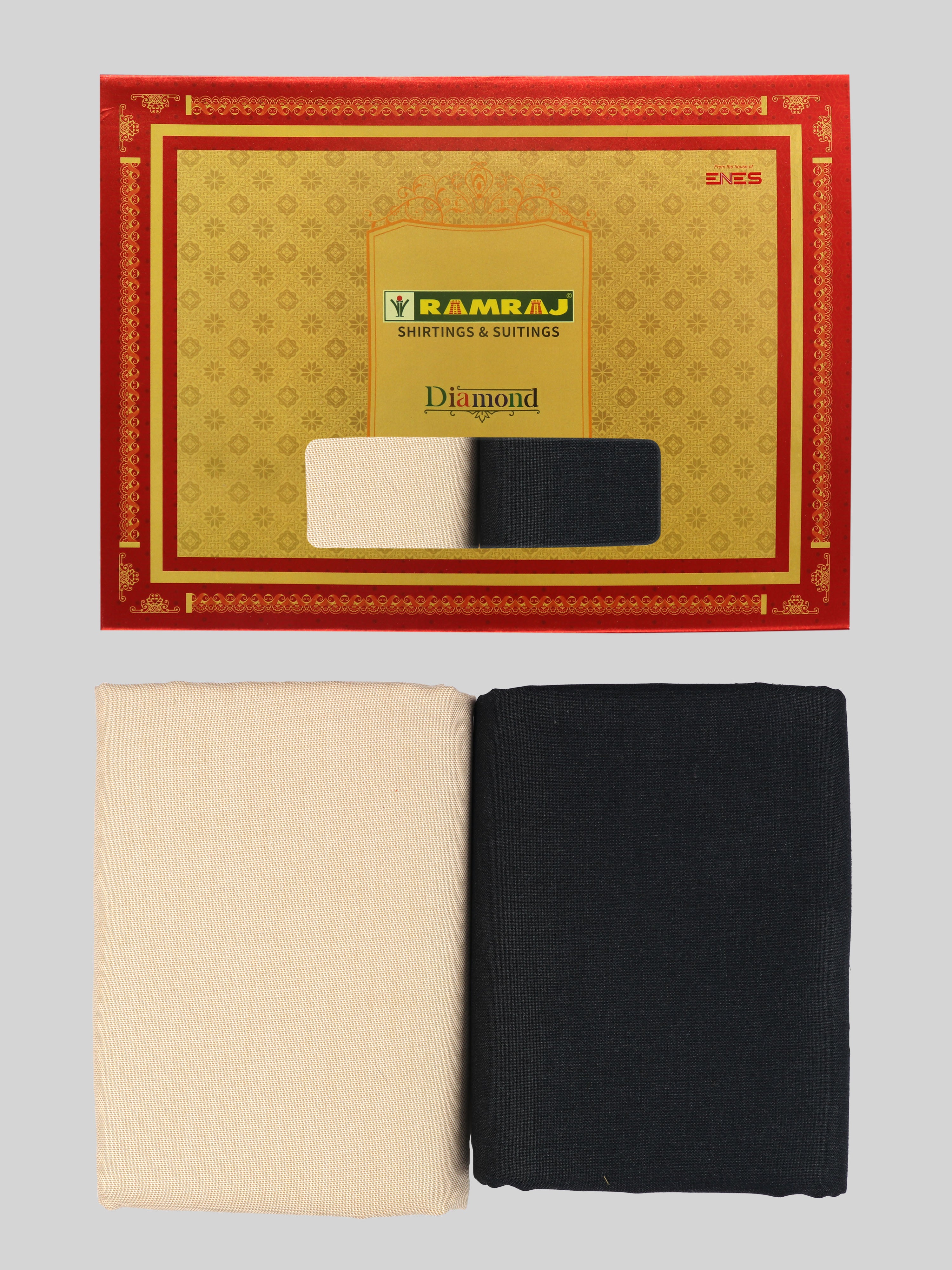 Men Cotton Plain Shirting & Suiting Gift Box DN132