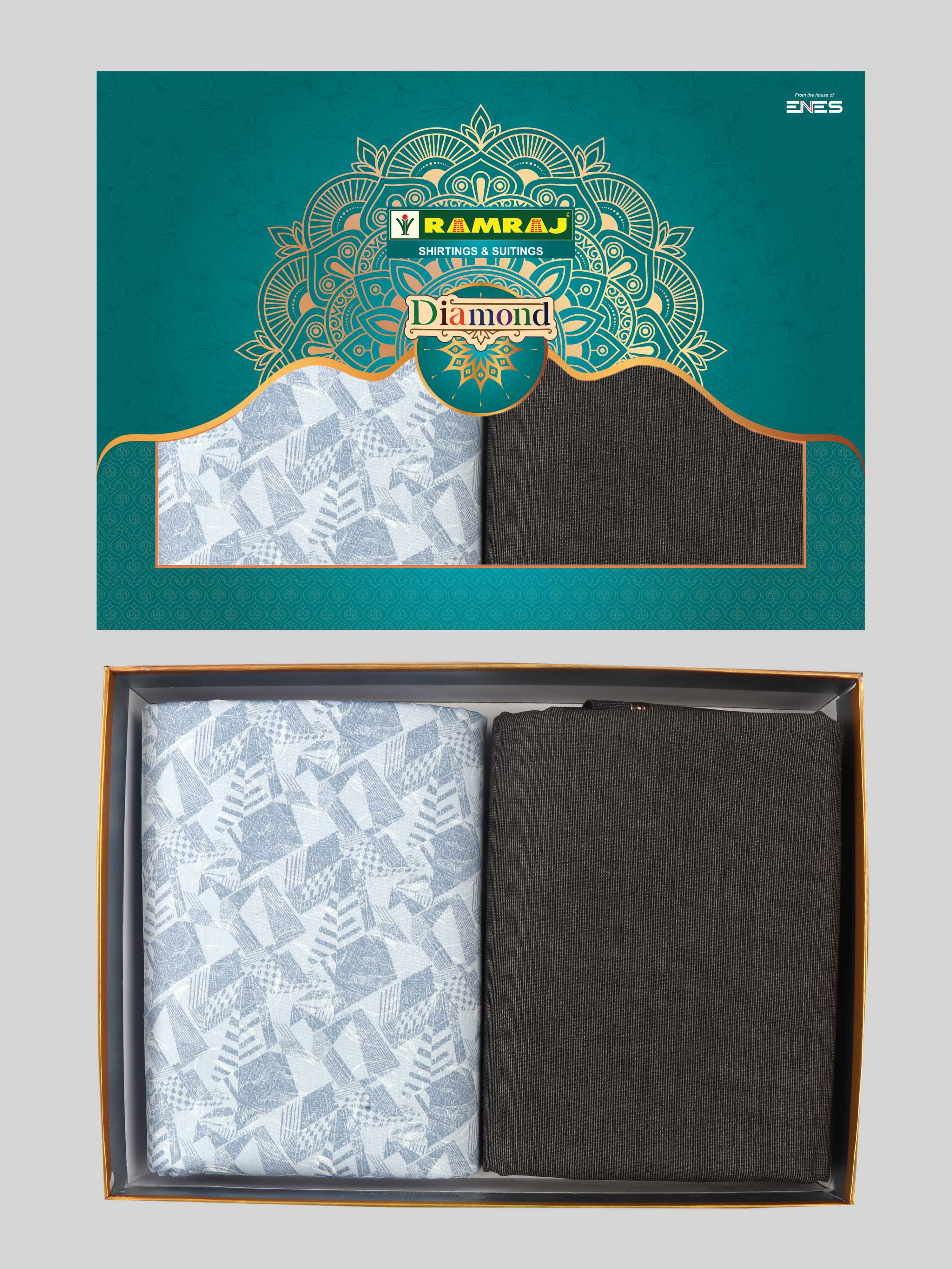 Cotton Printed Shirting & Suiting Gift Box DN159