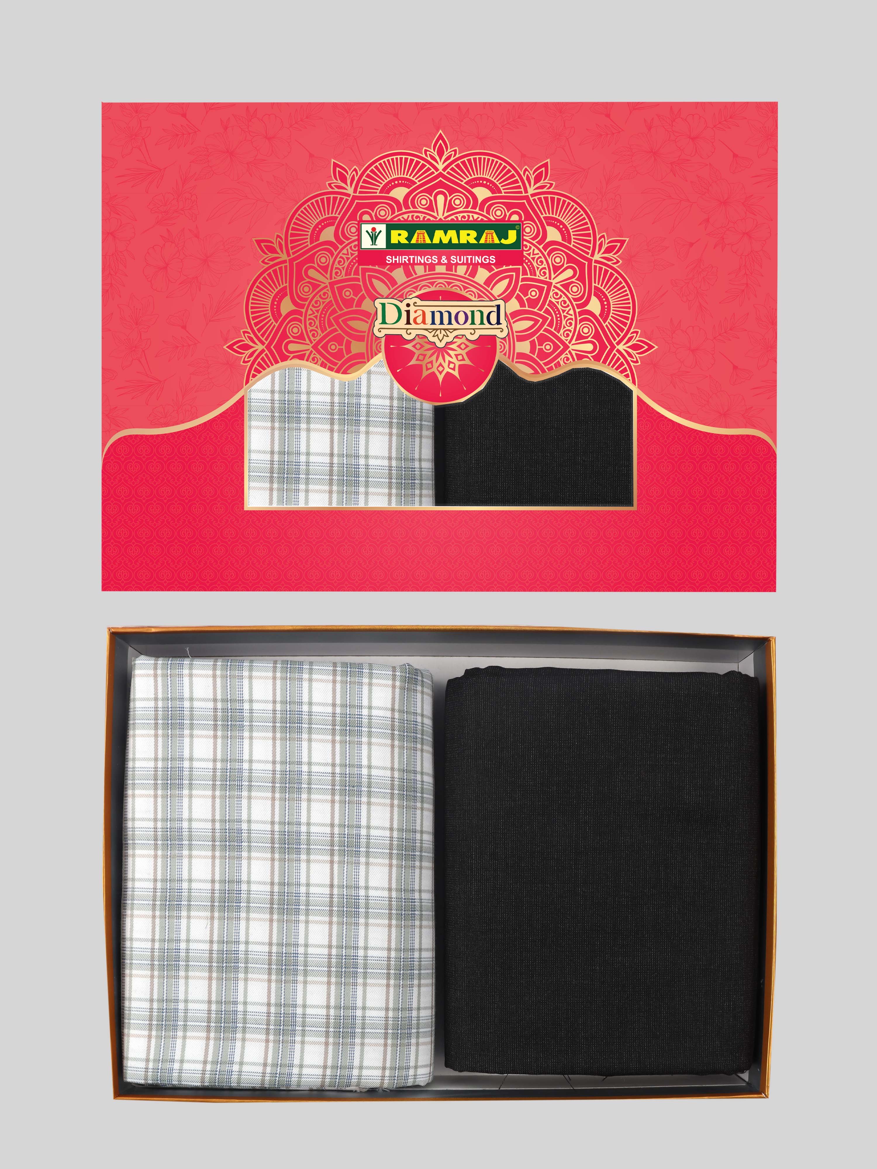 Cotton Checked Shirting & Suiting Gift Box DN153