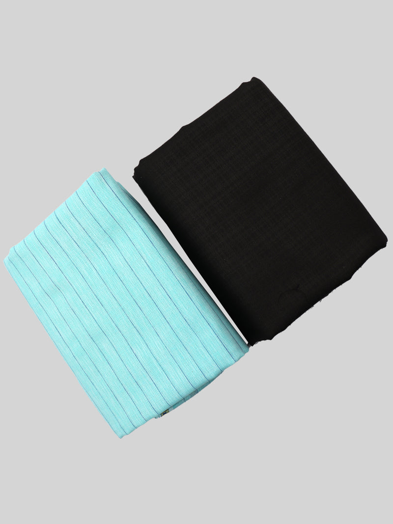 Cotton Stripes Shirting & Suiting Gift Box Combo DN59