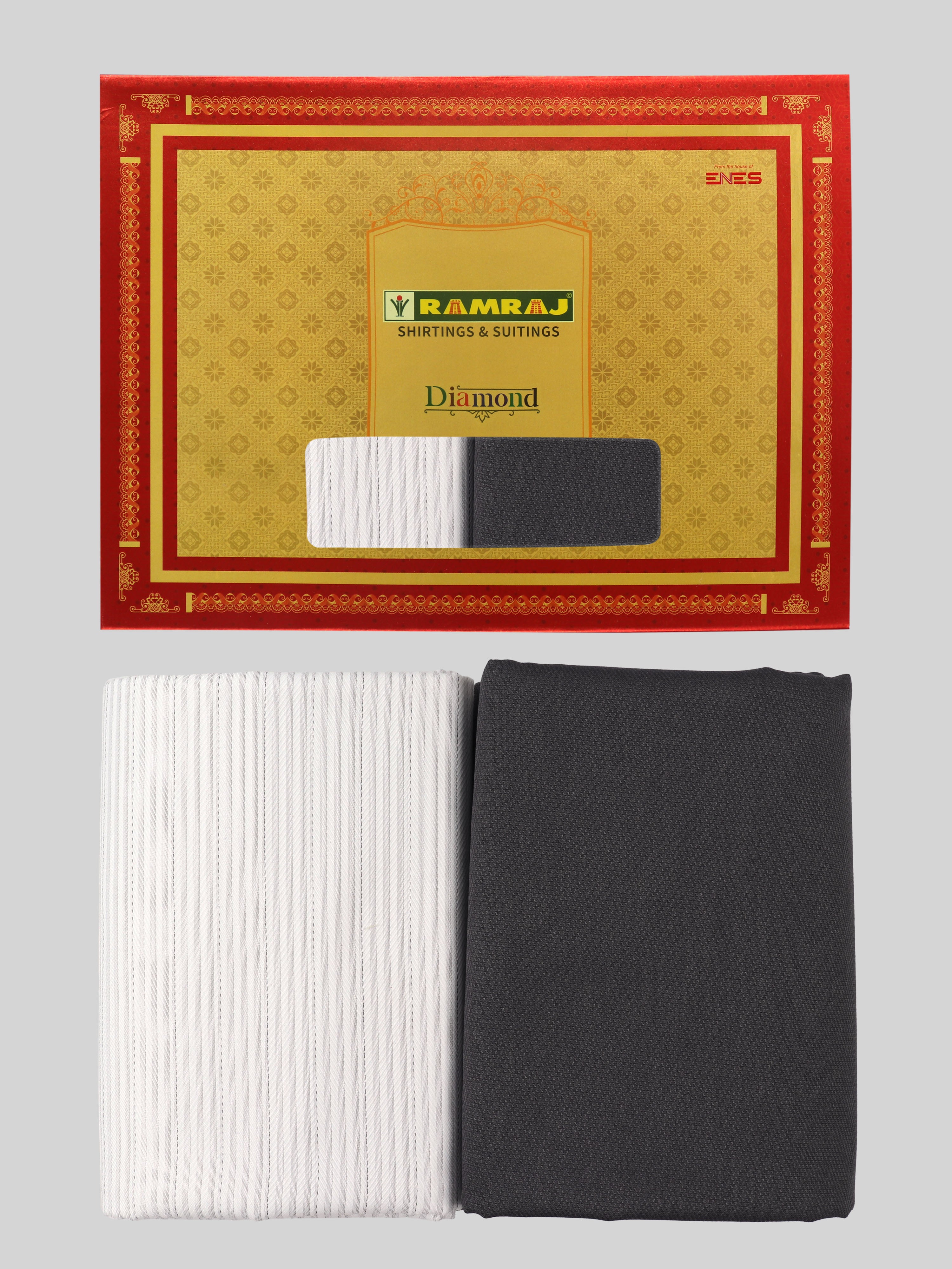 Men Cotton Striped Shirting & Suiting Gift Box DN127