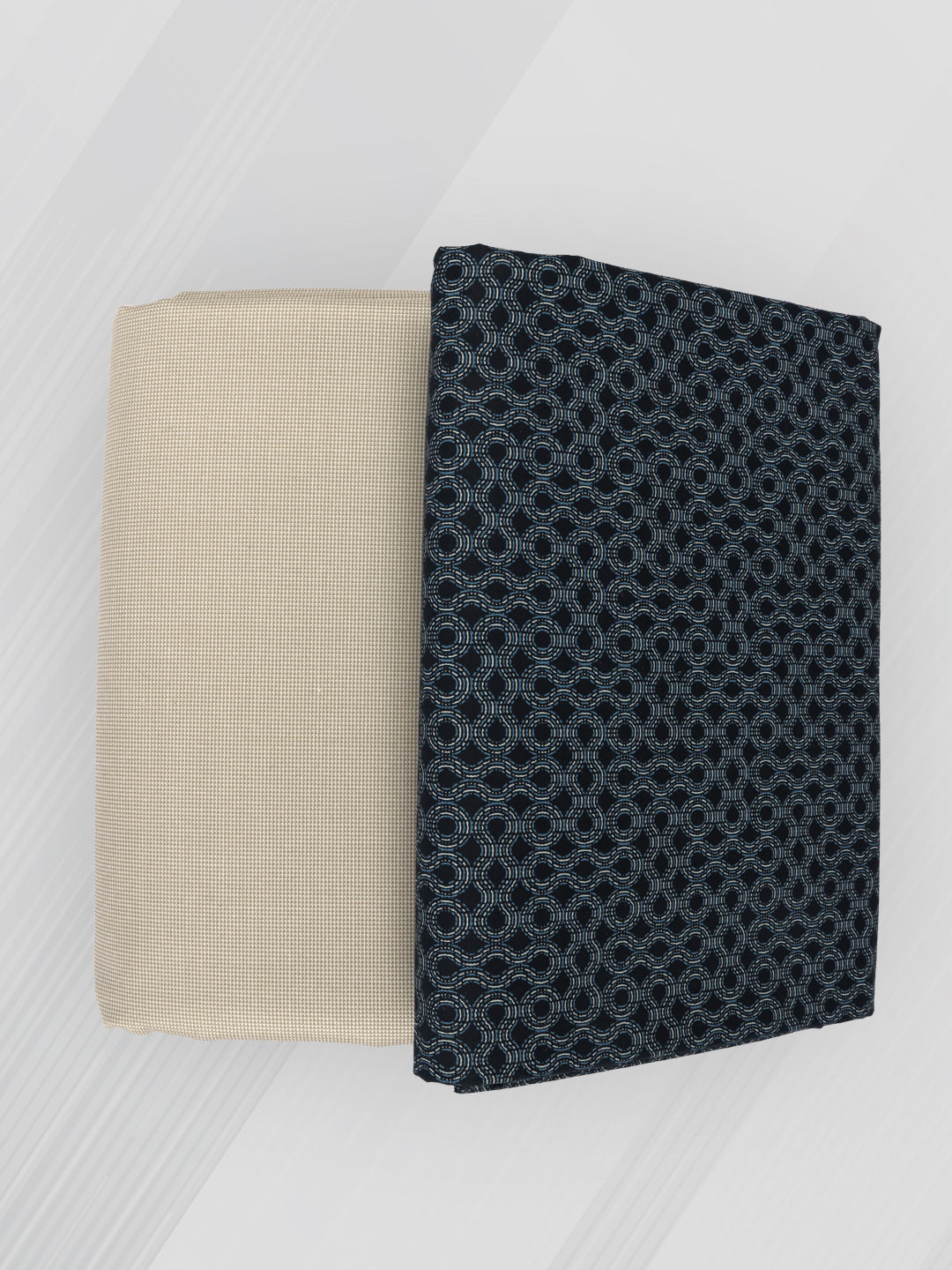 Men 100% Cotton Printed Shirting & Suiting Gift Box DN122